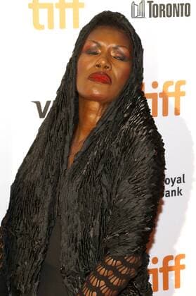 Grace Jones attending the Grace Jones: Bloodlight and Bami premiere during the 42nd Toronto International Film Festival at Elgin Theatre on September 07, 2017 in Toronto, Canada