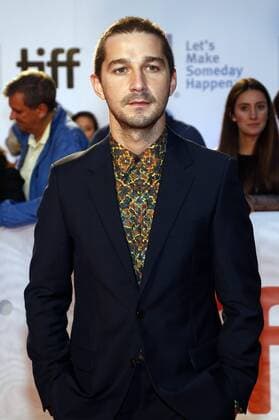 Shia LaBeouf attending the Borg McEnroe premiere during the 42nd Toronto International Film Festival at Thomson Hall on September 07, 2017 in Toronto, Canada