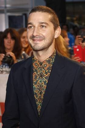 Shia LaBeouf attending the Borg McEnroe premiere during the 42nd Toronto International Film Festival at Thomson Hall on September 07, 2017 in Toronto, Canada