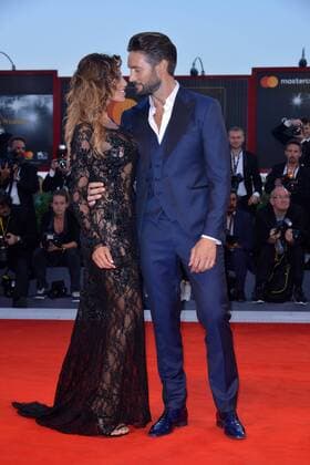 74th Venice Film Festival 2017, Red Carpet Film Le fidele Pictured: Alex Belli, Mila Suarez  Copyright: xSimonexComi Veneziax xIPAx xVeneziax