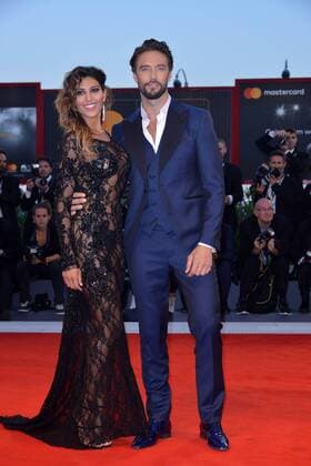 74th Venice Film Festival 2017, Red Carpet Film Le fidele Pictured: Alex Belli, Mila Suarez  Copyright: xSimonexComi Veneziax xIPAx xVeneziax