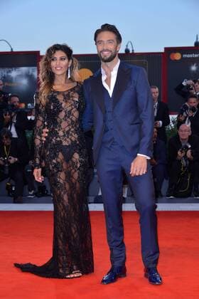 74th Venice Film Festival 2017, Red Carpet Film Le fidele Pictured: Alex Belli, Mila Suarez  Copyright: xSimonexComi Veneziax xIPAx xVeneziax