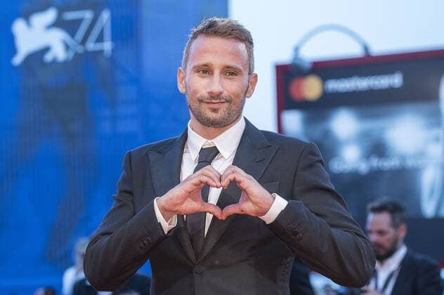 Matthias Schoenaerts attending the Le Fidele premiere at the 74th Venice International Film Festival at the Palazzo del Cinema on September 08, 2017 in Venice, Italy