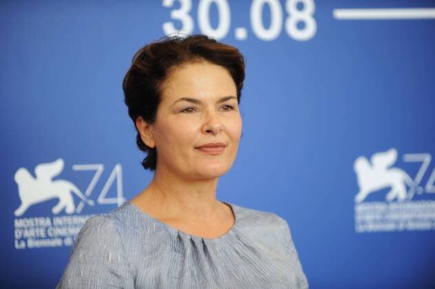 74. Filmfestspiele in Venedig, Italien. Barbara Auer beim Photocall zum deutschen Film KRIEG (Orrizonti). 74th Film Festival Venice, Mostra del Cinema, Biennale Venezia, Italy.