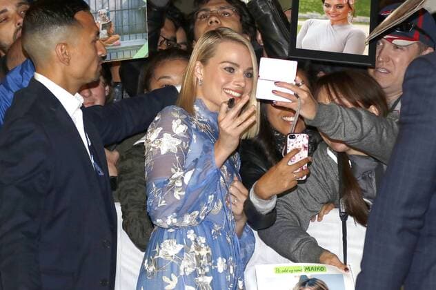 Margot Robbie attending the I, Tonya premiere during the 42nd Toronto International Film Festival at Princess Of Wales Theatre on September 08, 2017 in Toronto, Canada
