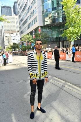 September 9, 2017 - Toronto, Ontario, Canada - Canadian sprinter ANDRE DEGRASSE attends The Carter Effect premiere during the 2017 Toronto International Film Festival at Princess Of Walles Theatre on September 9, 2017 in Toronto, Canada Toronto Canada - ZUMAv53_ 20170909_zaf_v53_007 Copyright: xIgorxVidyashevx