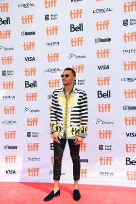 September 9, 2017 - Toronto, Ontario, Canada - Canadian sprinter ANDRE DEGRASSE attends The Carter Effect premiere during the 2017 Toronto International Film Festival at Princess Of Walles Theatre on September 9, 2017 in Toronto, Canada Toronto Canada - ZUMAv53_ 20170909_zaf_v53_013 Copyright: xIgorxVidyashevx