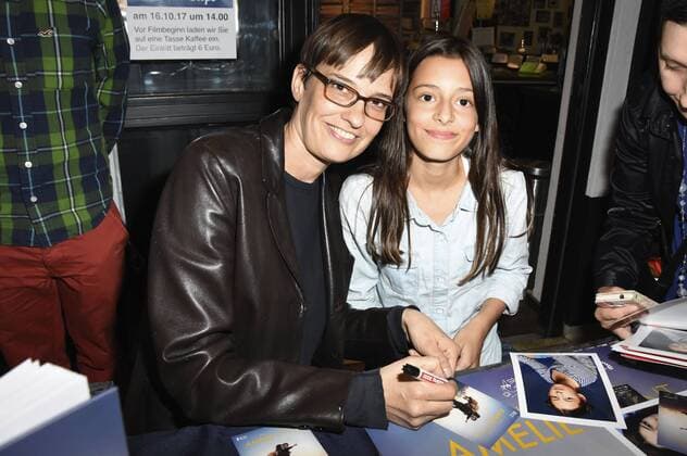 Natja Brunckhorst und Mia Kasalo bei der Premiere des Kinofilms Amelie Rennt im Rio Filmpalast. München, 09.09.2017