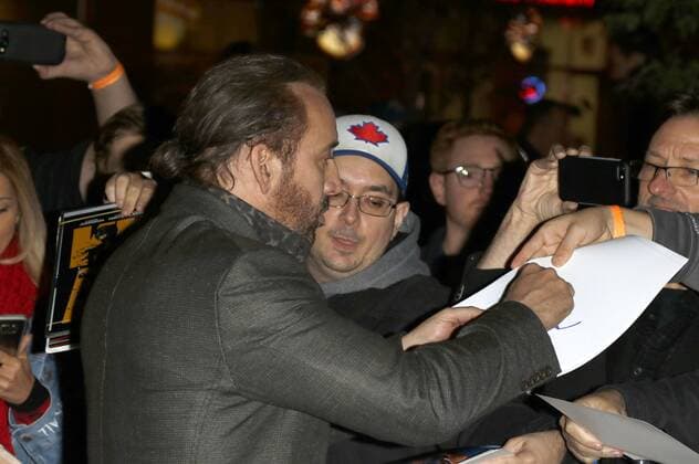 Nicolas Cage attending the Mom and Dad premiere during the 42nd Toronto International Film Festival at Ryerson Theatre on September 09, 2017 in Toronto, Canada