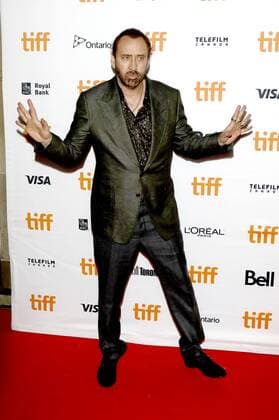 Nicolas Cage attending the Mom and Dad premiere during the 42nd Toronto International Film Festival at Ryerson Theatre on September 09, 2017 in Toronto, Canada