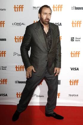 Nicolas Cage attending the Mom and Dad premiere during the 42nd Toronto International Film Festival at Ryerson Theatre on September 09, 2017 in Toronto, Canada