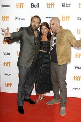 Nicolas Cage, Selma Blair and director Brian Taylor attending the Mom and Dad premiere during the 42nd Toronto International Film Festival at Ryerson Theatre on September 09, 2017 in Toronto, Canada