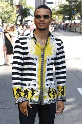 Andre De Grasse attending the The Carter Effect premiere during the 42nd Toronto International Film Festival at Princess of Wales Theatre on September 09, 2017 in Toronto, Canada