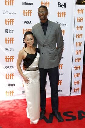 Chris Bosh with wife Adrienne Williams Bosh attending the The Carter Effect premiere during the 42nd Toronto International Film Festival at Princess of Wales Theatre on September 09, 2017 in Toronto, Canada