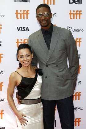 Chris Bosh with wife Adrienne Williams Bosh attending the The Carter Effect premiere during the 42nd Toronto International Film Festival at Princess of Wales Theatre on September 09, 2017 in Toronto, Canada
