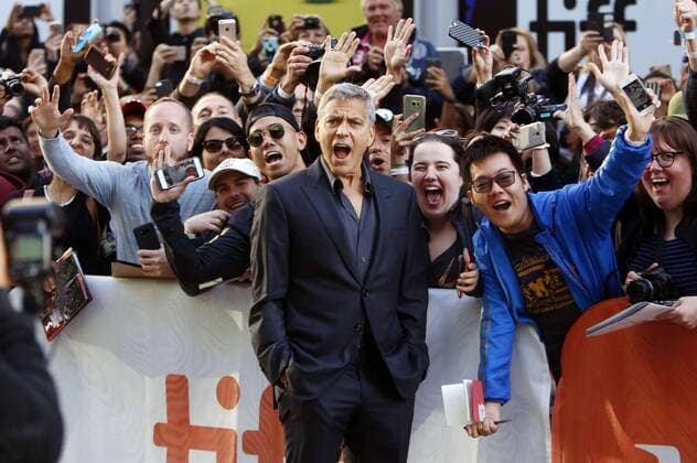 George Clooney attending the Suburbicon premiere during the 42nd Toronto International Film Festival at Princess of Wales Theatre on September 09, 2017 in Toronto, Canada