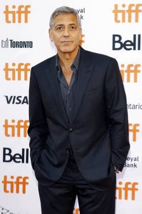 George Clooney attending the Suburbicon premiere during the 42nd Toronto International Film Festival at Princess of Wales Theatre on September 09, 2017 in Toronto, Canada