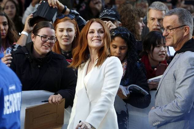 Julianne Moore attending the Suburbicon premiere during the 42nd Toronto International Film Festival at Princess of Wales Theatre on September 09, 2017 in Toronto, Canada