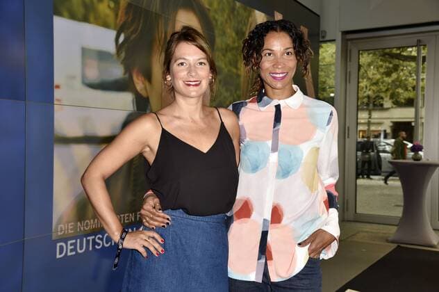 Josephine Thiel und Annabelle Mandeng beim Warm-Up Brunch zum Deutschen Schauspielerpreis 2017 in der Audi City am Kurfürstendamm. Berlin, 09.09.2017
