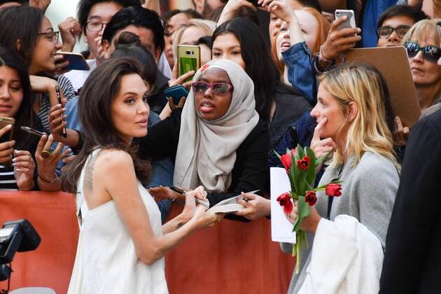 September 10, 2017 - Toronto, Ontario, Canada - Actress ANGELINA JOLIE attends The Breadwinner Premiere during the 2017 Toronto International Film Festival at Winter Garden Theater on September 10, 2017 in Toronto, Canada Toronto Canada - ZUMAv53_ 20170910_zaf_v53_011 Copyright: xIgorxVidyashevx