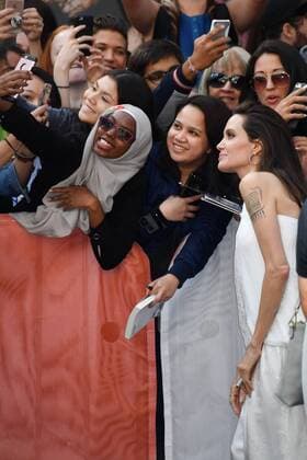 September 10, 2017 - Toronto, Ontario, Canada - Actress ANGELINA JOLIE attends The Breadwinner Premiere during the 2017 Toronto International Film Festival at Winter Garden Theater on September 10, 2017 in Toronto, Canada Toronto Canada - ZUMAv53_ 20170910_zaf_v53_014 Copyright: xIgorxVidyashevx