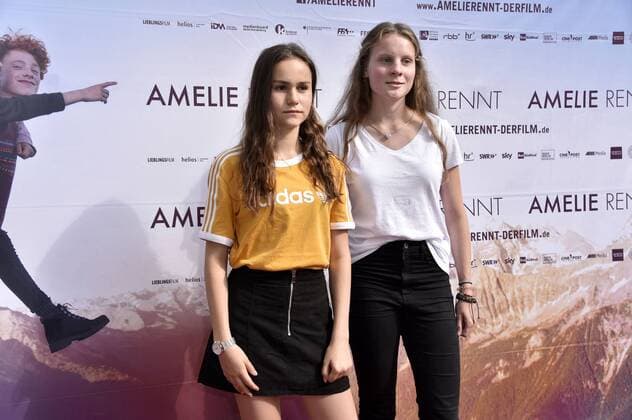 Lena Lauterbach und Fleurie Malburg bei der Premiere des Kinofilms Amelie Rennt im Yorck-Kino Filmtheater am Friedrichshain. Berlin, 10.09.2017