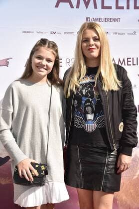 Faye Montana mit Mutter Anne-Sophie Briest bei der Premiere des Kinofilms Amelie Rennt im Yorck-Kino Filmtheater am Friedrichshain. Berlin, 10.09.2017