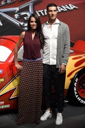 Milan, 11 09 2017 - Presentation of Cars 3, Disney Pixar - in the picture: Sara Piccinini, Federico Peluso  Copyright: xSimonaxChiocciax xIPAx xSimonaxChiocciaxFotosickix