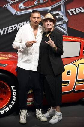 Milan, 11 09 2017 - Movie Show 3 Cars, Disney Pixar - in the picture: Emiliano Pepe, La Pina  Copyright: xSimonaxChiocciax xIPAx xSimonaxChiocciaxFotosickix