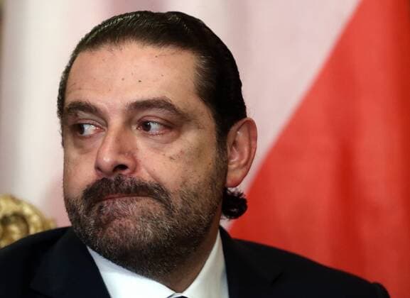 MOSCOW, RUSSIA - SEPTEMBER 12, 2017: Lebanon s Prime Minister Saad Hariri during a meeting with Russia s Foreign Minister Sergei Lavrov at the Reception House of the Russian Foreign Ministry. Stanislav Krasilnikov TASS  TS05FAC9