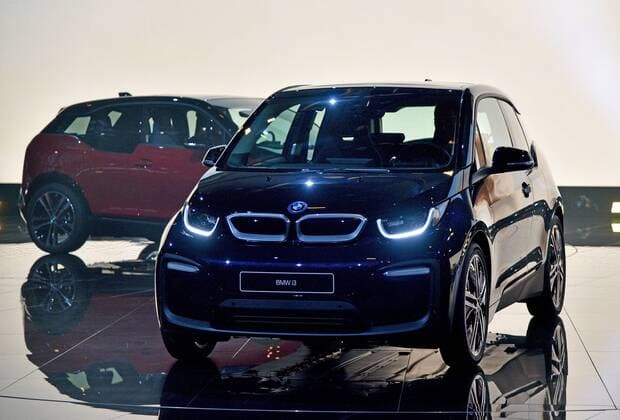 12.09.2017, xfux, Wirtschaft, IAA 2017 in Frankfurt, emwirt deloka emonline empoli emmoto v.l. Auto BMW i3 Wirtschaft, IAA 2017 in Frankfurt *** 12 09 2017 xfux Economy IAA 2017 in Frankfurt deloka emonline Empoli V l Car BMW i3 Economy IAA 2017 in Frankfurt