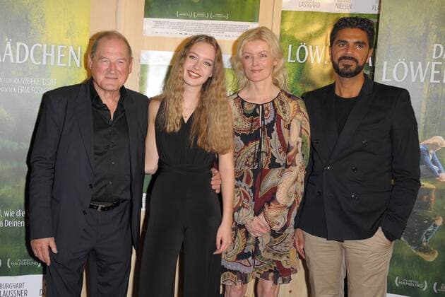 Burghart Klaussner, Mathilde Thomine Storm, Vibeke Isoe, Reza Bahar Ankunft zur Premiere von Das Loewenmaedchen im Kino delphi LUX in Berlin am 12.09.2017
