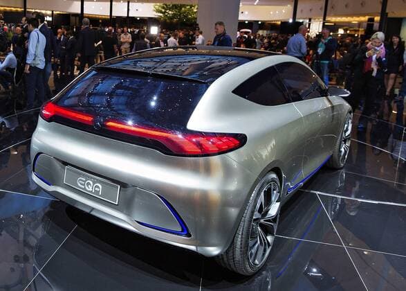 World Premiere of new concept car Mercedes-Benz EQA during first day of the 67th International Motorshow (IAA) in Frankfurt, Germany on Tuesday, Sept. 12, 2017. (CTKxPhoto PetrxMlch) CTKPhotoF201709121245301  PML