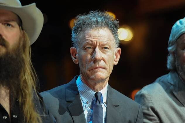 September 11, 2016 - LYLE LOVETT listens during a press conference Tuesday for GEORGE STRAIT s Hand In Hand Hurricane Harvey Benefit Concert in San Antonio. Also performing are CHRIS STAPELTON, MIRANDA LAMBERT, and ROBERT EARL KEEN. - ZUMAj53_ 20160911_zaf_j53_014 Copyright: xRobinxJerstadx