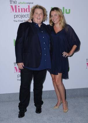 September 12, 2017 - West Hollywood, CA, U.S. - 12 September 2017 - West Hollywood, California - Fortune Feimster, Jacquelyn Smith. The Mindy Project Final Season Premiere Party held at Microsoft Theatre L.A. Live in West Hollywood. Photo Credit: AdMedia West Hollywood U.S. - ZUMAa123 20170912_zaa_a123_072 Copyright: xBirdiexThompsonx