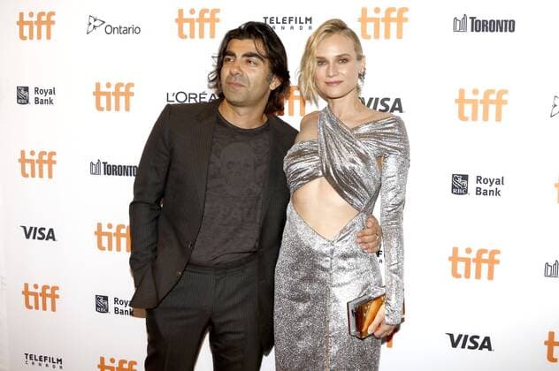 Director Fatih Akin and Diane Kruger attending the In the Fade premiere during the 42nd Toronto International Film Festival at Elgin Theatre on September 12, 2017 in Toronto, Canada