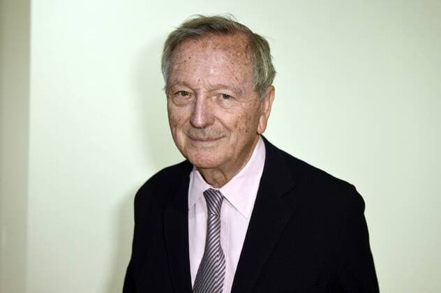 Architektur von Rafael Moneo Rafael Moneo bei der Bekanntgabe der Preisträger des internationalen Kunstpreises Praemium Imperiale in der Botschaft von Spanien. Berlin, 12.09.2017 *** Rafael Moneo at the Announced the Prize winners the International KUNSTPREISES Praemium Imperiale in the Embassy from Spain Berlin 12 09 2017 Foto:xF.xKernx xFuturexImage