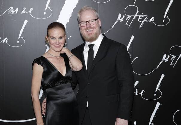 Jeannie Gaffigan and Jim Gaffigan arrive on the red carpet at the premiere of mother! at Radio City Music Hall on September 13, 2017 in New York City  NYP20170913181 JOHNxANGELILLO