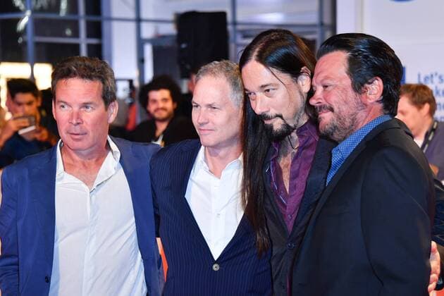 September 13, 2017 - Toronto, Ontario, Canada - (L-R) GORD SINCLAIR, JOHNNY FAY, PAUL LANGLOIS, AND ROB BAKER of The Tragically Hip attend Long Time Running premiere during the 2017 Toronto International Film Festival at Roy Thomson Hall on September 13, 2017 in Toronto, Canada Toronto Canada - ZUMAv53_ 20170913_zaf_v53_061 Copyright: xIgorxVidyashevx