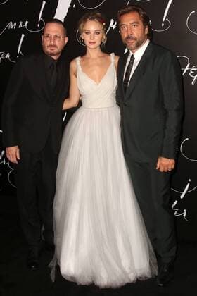 September 13, 2017 - New York, N.Y, USA - DARREN ARONOFSKY, JENNIFER LAWRENCE, JAVIER BARDEM attend the mother! New York premiere.Radio City Music Hall, NYC.September 13, 2017.Photos by , Globe Photos Inc. New York USA - ZUMAms4_ 20170913_zaa_ms4_065 Copyright: xSoniaxMoskowitzx