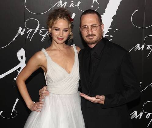 September 13, 2017 - New York, New York, U.S. - Actress JENNIFER LAWRENCE and director DARREN ARONOFSKY attend the New York premiere of Mother! held at Radio City Music Hall. New York U.S. - ZUMAk03_ 20170913_zaf_k03_060 Copyright: xNancyxKaszermanx