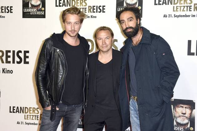 Tim Morten Uhlenbrock, Thomas Arnold und Samir Fuchs bei der Premiere des Kinofilms Leanders letzte Reise im Kino in der Kulturbrauerei. Berlin, 13.09.2017