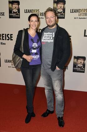 Ulrike Frank und Ehemann Marc Schubring bei der Premiere des Kinofilms Leanders letzte Reise im Kino in der Kulturbrauerei. Berlin, 13.09.2017