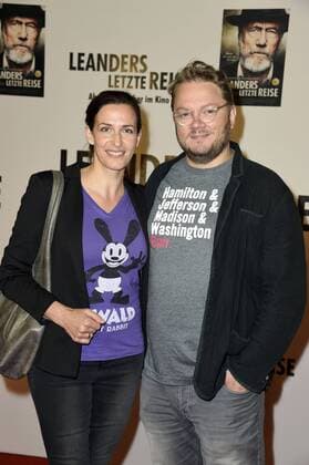 Ulrike Frank und Ehemann Marc Schubring bei der Premiere des Kinofilms Leanders letzte Reise im Kino in der Kulturbrauerei. Berlin, 13.09.2017