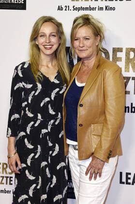 Petra Schmidt-Schaller und Suzanne von Borsody bei der Premiere des Kinofilms Leanders letzte Reise im Kino in der Kulturbrauerei. Berlin, 13.09.2017