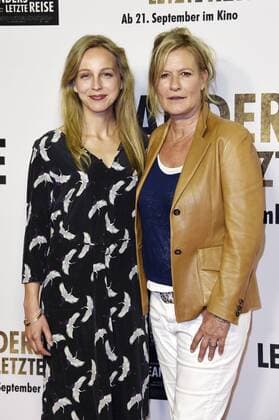Petra Schmidt-Schaller und Suzanne von Borsody bei der Premiere des Kinofilms Leanders letzte Reise im Kino in der Kulturbrauerei. Berlin, 13.09.2017