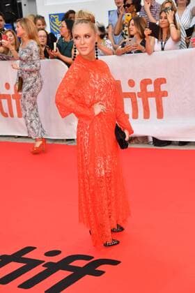 September 14, 2017 - Toronto, Ontario, Canada - ANNIE STARKE attends The Wife premiere during the 2017 Toronto International Film Festival at Roy Thomson Hall on September 14, 2017 in Toronto, Canada Toronto Canada - ZUMAv53_ 20170914_zaf_v53_026 Copyright: xIgorxVidyashevx