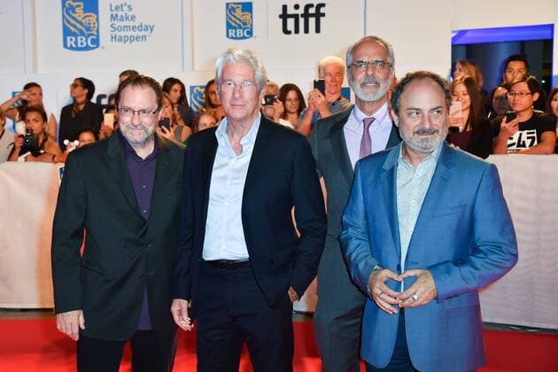 September 14, 2017 - Toronto, Ontario, Canada - Actors STEPHAN ROOT, RICHARD GERE, director JON AVNET and actor KEVIN POLLAK attend Three Christs premiere during the 2017 Toronto International Film Festival at Roy Thomson Hall on September 14, 2017 in Toronto, Canada Toronto Canada - ZUMAv53_ 20170914_zaf_v53_076 Copyright: xIgorxVidyashevx