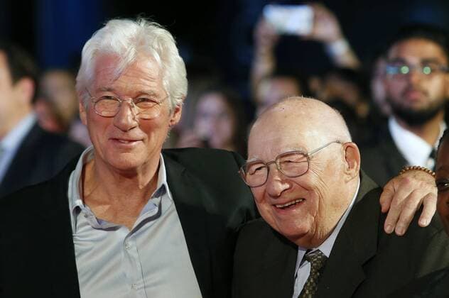 Bilder des Tages Richard Gere and his father Homer George Gere attending the Three Christs premiere during the 42nd Toronto International Film Festival at Roy Thomson Hall on September 14.2017 in Toronto, Canada