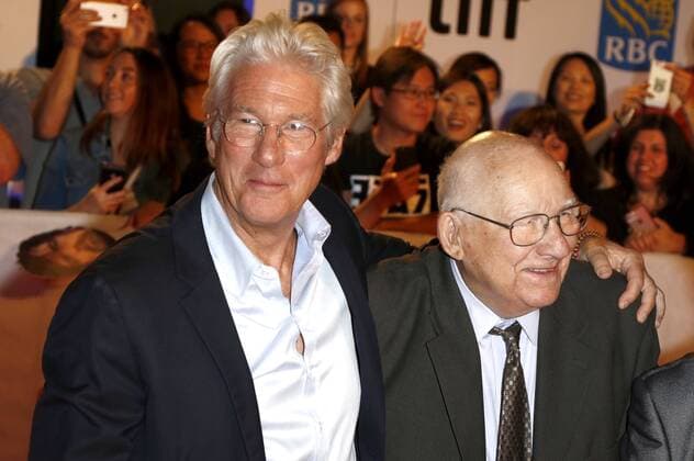 Richard Gere and his father Homer George Gere attending the Three Christs premiere during the 42nd Toronto International Film Festival at Roy Thomson Hall on September 14.2017 in Toronto, Canada